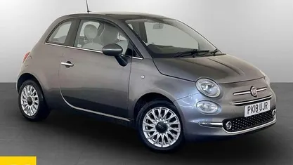 Grey Used 2018 Fiat 500 Lounge Hatchback | £5,595 (Good price)
