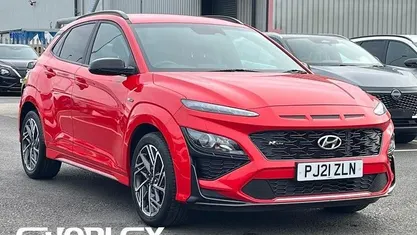 Used Hyundai Kona N Line 120 HP (88 kW) 2021 Red SUV