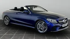 Blue Used 2019 Mercedes C300 AMG Line Premium Cabriolet | £20,195 (Fair price)
