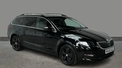 Used Skoda Octavia SE Technology 116 HP (85 kW) 2020 Black Estate
