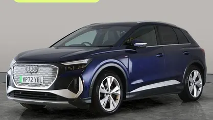 Used Audi Q4 e-tron S-Line 219 kW (299 HP) 2022 Blue SUV