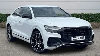 Usado Audi Q8 Black Edition 340 CV (250 kW) 2022 Blanco SUV
