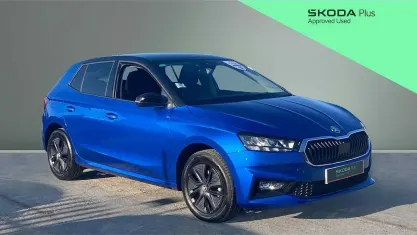 New Skoda Fabia Design Edition 116 HP (85 kW) 2026 Blue Hatchback
