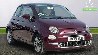 Used Fiat 500 Lounge 69 HP (50 kW) 2019 Red Hatchback