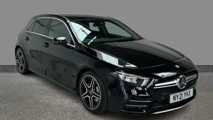 Used Mercedes A35 AMG Executive 306 HP (225 kW) 2021 Black Hatchback