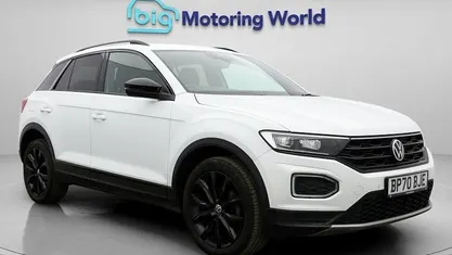 Used VW T-Roc Black Edition 110 HP (80 kW) 2021 White SUV