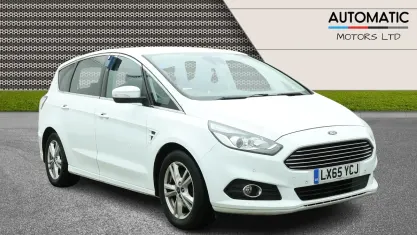 Used Ford S-MAX Titanium 150 HP (110 kW) 2015 White MPV