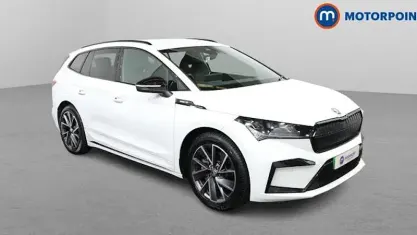 Used Skoda Enyaq iV SportlinePlus 210 kW (286 HP) 2024 White SUV