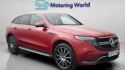 Used Mercedes EQC400 AMG line 300 kW (408 HP) 2022 Red SUV