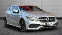 Polar silver Used 2016 Mercedes A200 AMG line Hatchback | £10,295 (Fair price)