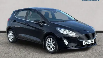 Used Ford Fiesta Zetec 100 HP (73 kW) 2018 Black Hatchback
