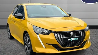 Yellow Used 2022 Peugeot 208 Allure+ Hatchback | £13,283 (Fair price)