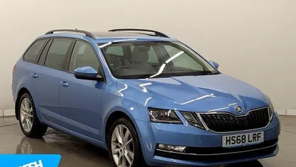 Used Skoda Octavia SE L 150 HP (110 kW) 2019 Blue Estate