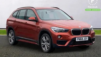 Used BMW X1 Sport Line 192 HP (141 kW) 2018 Orange SUV