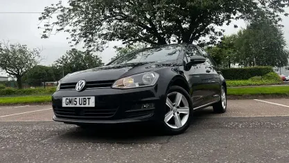 Used VW Golf VII Match 122 HP (89 kW) 2015 Black Hatchback