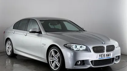 Silver Used 2015 BMW 530 M Sport Sedan | £14,850 (Fair price)