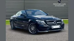 Black Used 2017 Mercedes C250 AMG Line Premium Plus Cabriolet | £16,453 (Good price)