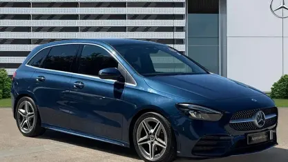 Used Mercedes B180 AMG Line Premium 136 HP (100 kW) 2020 Blue Hatchback