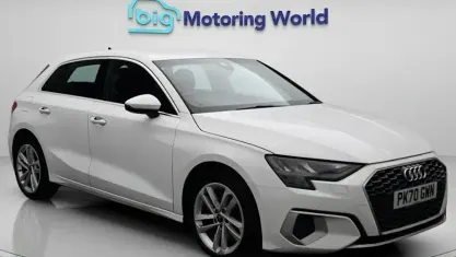 Used Audi A3 Sportback Sport 110 HP (80 kW) 2021 White Hatchback