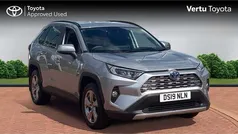 Silver Used 2019 Toyota RAV4 Hybrid Design SUV | £19,207 (Fair price)