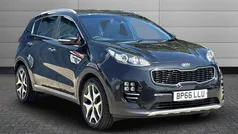 Black Used 2016 Kia Sportage GT-Line SUV | £11,495 (Fair price)