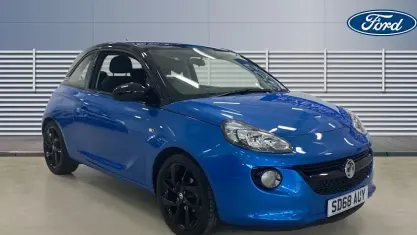 Used Vauxhall Adam 69 HP (50 kW) 2018 Blue Hatchback
