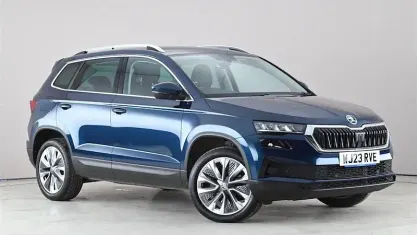 Used Skoda Karoq SE L 150 HP (110 kW) 2023 Blue SUV