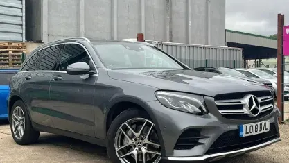 Begagnad Mercedes GLC220 AMG line 170 HK (125 kW) 2018 Grå SUV
