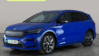 Used Skoda Enyaq iV SportLine 194 kW (265 HP) 2022 Blue SUV