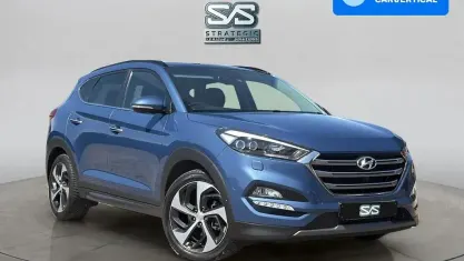 Used Hyundai Tucson Premium SE 141 HP (103 kW) 2016 Blue SUV