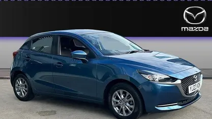Used Mazda 2 75 HP (55 kW) 2023 Blue Hatchback
