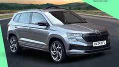 Graphite grey metallic Used 2024 Skoda Karoq SportLine SUV | £26,400 (Fair price)