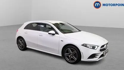 White Used 2021 Mercedes A250 AMG line Hatchback | £17,899 (Fair price)