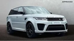 Hakuba silver Used 2022 Land Rover Range Rover Sport SVR SUV | £57,650 (Fair price)