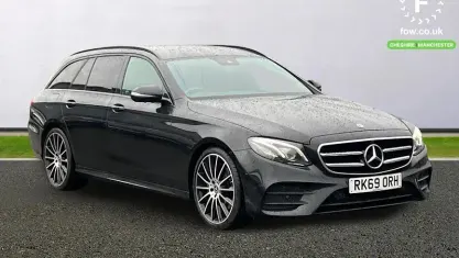 Used Mercedes E220 Active 194 HP (142 kW) 2019 Black Estate