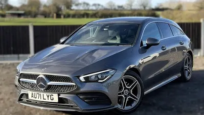 Used Mercedes CLA180 Shooting Brake AMG line 136 HP (100 kW) 2021 Grey Estate