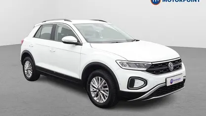 White Used 2023 VW T-Roc Life SUV | £17,599 (Fair price)