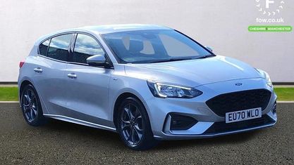 Używany Ford Focus ST-Line 125 KM (91 kW) 2020 Srebrny Hatchback