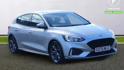 Used Ford Focus ST-Line 125 HP (91 kW) 2020 Silver Hatchback