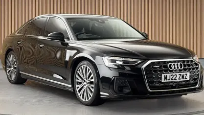 Used Audi A8 S-Line 340 HP (250 kW) 2022 Black Sedan