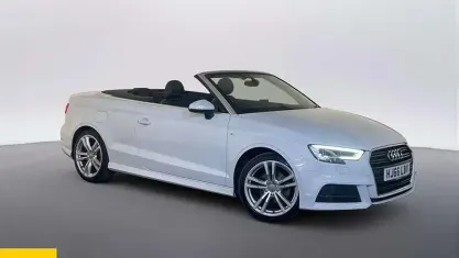 Used Audi A3 Cabriolet S-Line 150 HP (110 kW) 2016 White Cabriolet