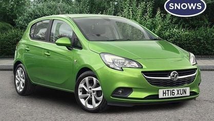 Begagnad Vauxhall Corsa 90 HK (66 kW) 2016 Grön Halvkombi