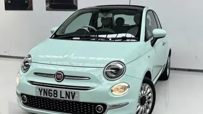Used Fiat 500 Lounge 69 HP (50 kW) 2018 Green Hatchback