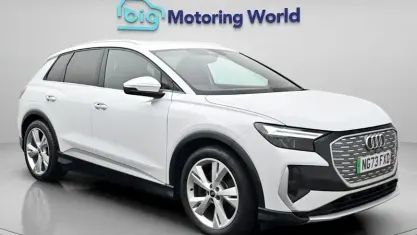 Used Audi Q4 e-tron S-Line 150 kW (204 HP) 2023 White SUV