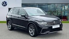 Deep black pearlescent Used 2023 VW Tiguan R-line Edition SUV | £27,363 (Fair price)