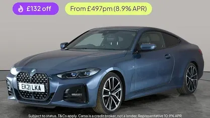 Blue Used 2021 BMW 430 M Sport Coupe | £26,722 (Fair price)