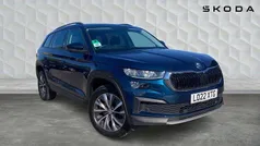 Petrol blue metallic Used 2022 Skoda Kodiaq SE Drive SUV | £22,500 (Fair price)