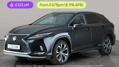 Black Used 2021 Lexus RX450h SUV | £28,084 (Good price)