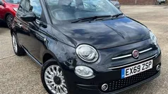 Black Used 2019 Fiat 500 Lounge Hatchback | £7,551 (Fair price)