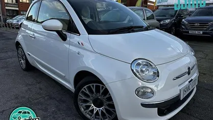 Used Fiat 500 Lounge 86 HP (63 kW) 2015 White Hatchback